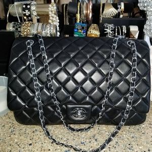 Quilted leather bag